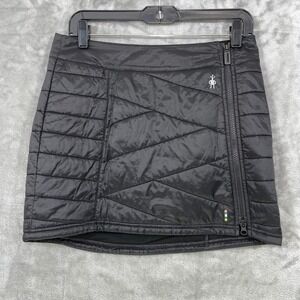 Smartwool Smartloft Insulated Snow Puffer Skirt Women S Quilted Mini Nylon Wool